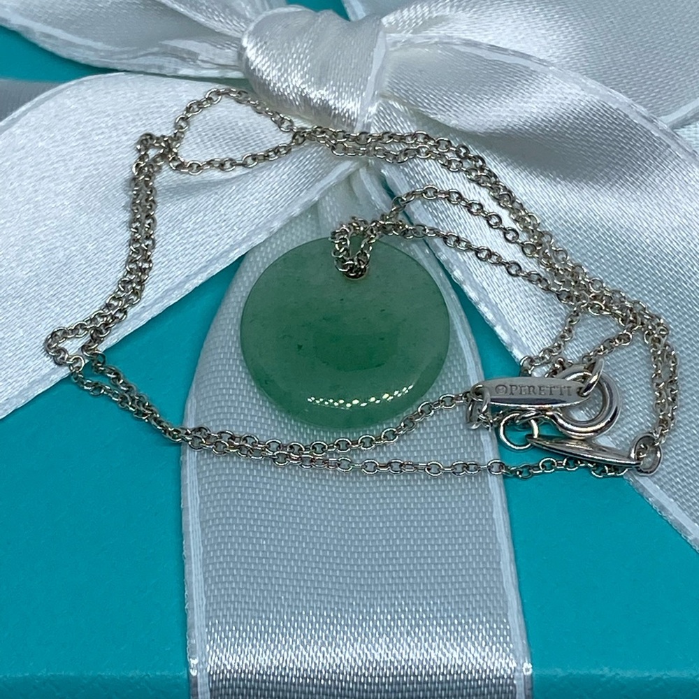 Tiffany &‎ Co. Aventurine necklace - Picture 2 of 4